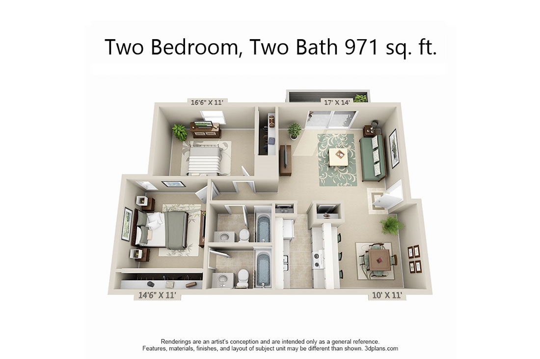 Antioch Gardens floor plans