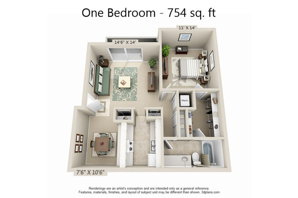 Antioch Gardens floor plans