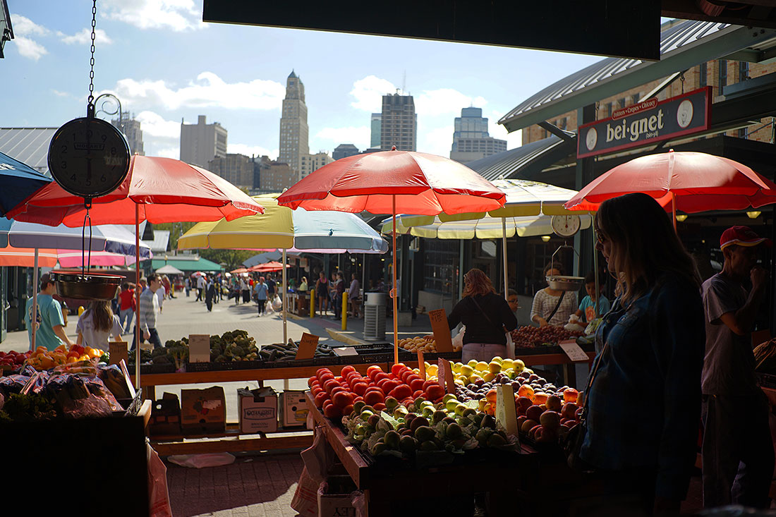 Farmers market in Kansas City